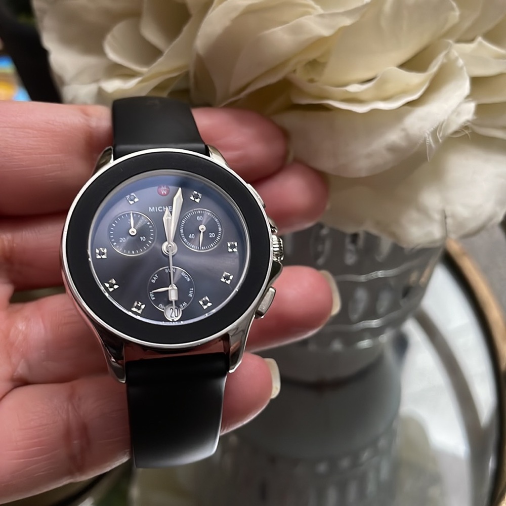 Michele Cape silicone watch